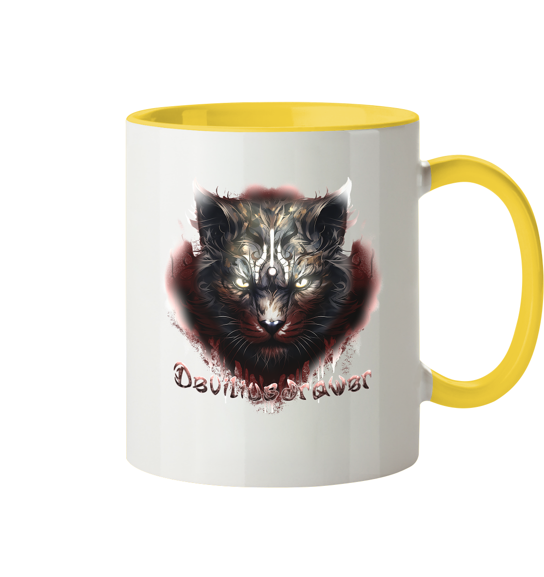 Deviliusdrawer Angry Badass - Tasse zweifarbig