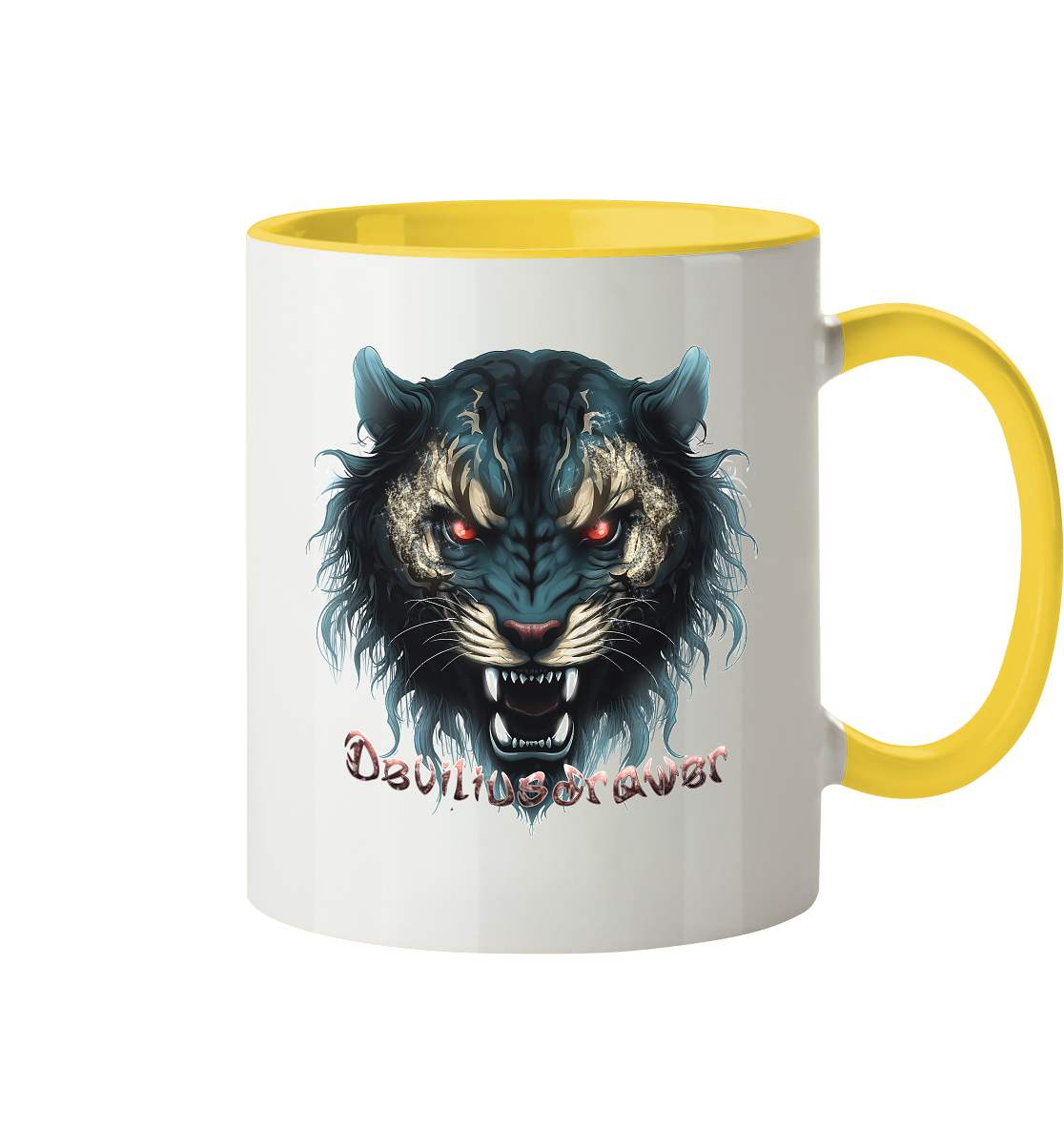 Deviliusdrawer Tigercat - Tasse zweifarbig
