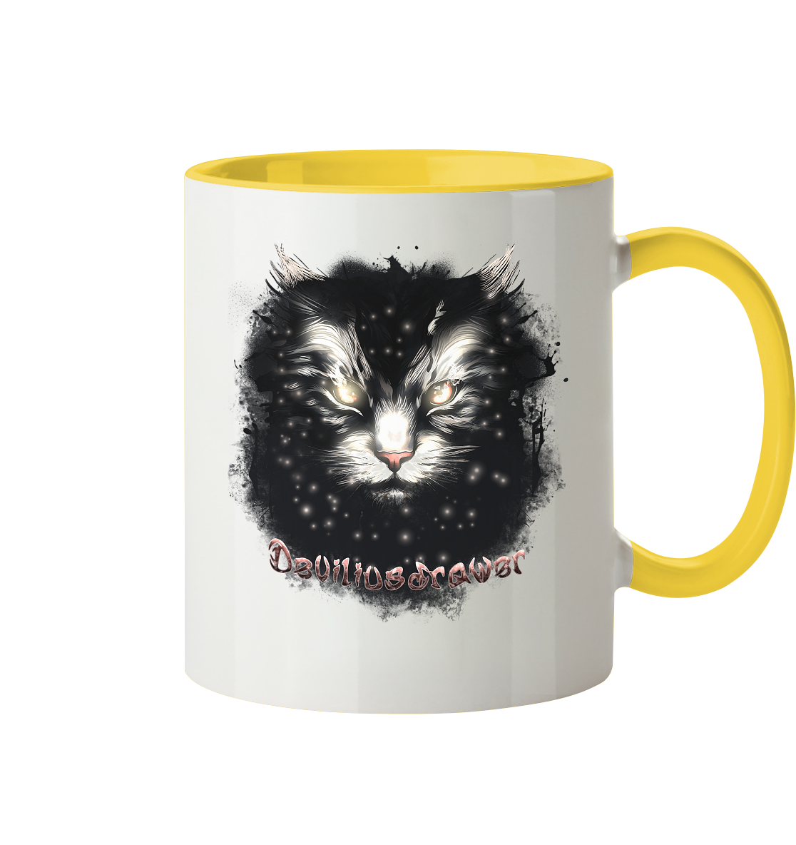 Deviliusdrawer Star Cat - Tasse zweifarbig
