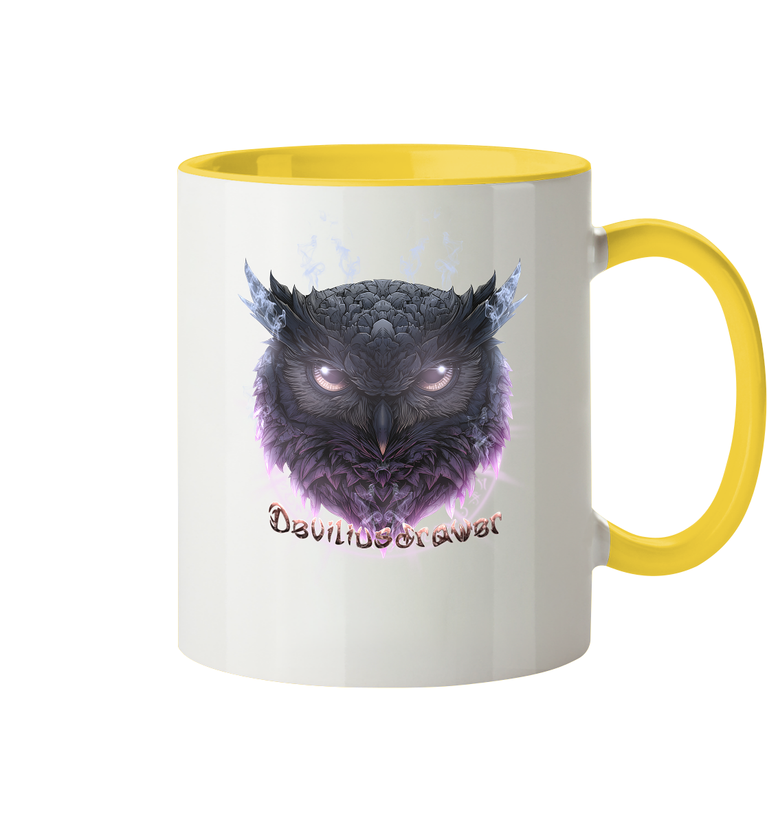 Deviliusdrawer Darkness Owl - Tasse zweifarbig