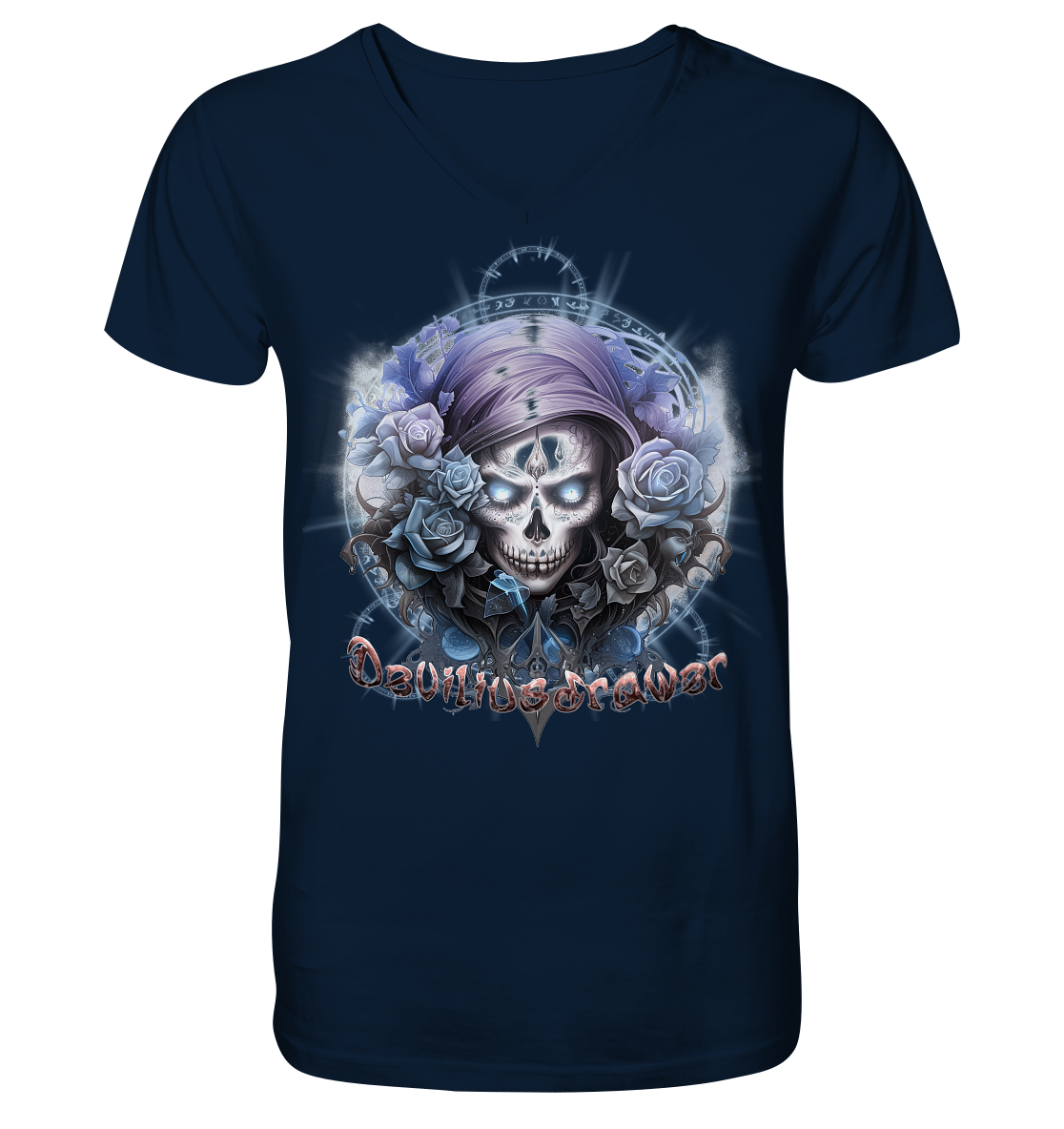 Deviliusdrawer Death Beauty - V-Neck Shirt
