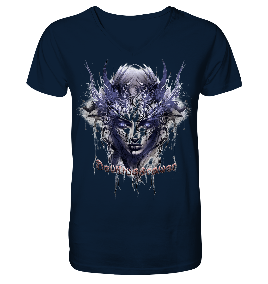 Deviliusdrawer Ice Elf - V-Neck Shirt