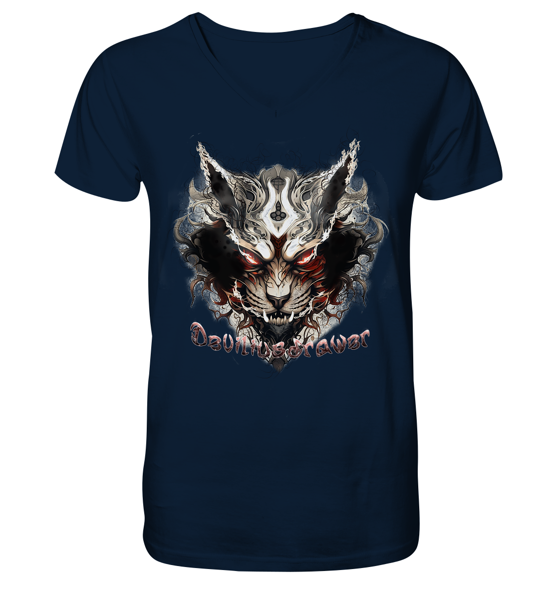 Deviliusdrawer Wild Hotcat  - V-Neck Shirt