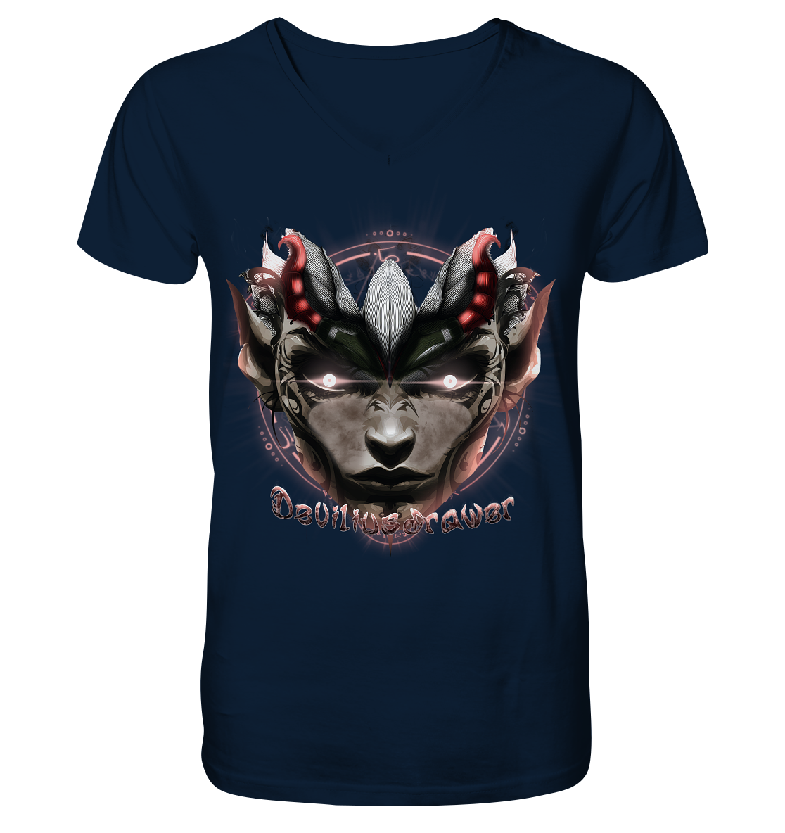 Deviliusdrawer Devils Elf - V-Neck Shirt