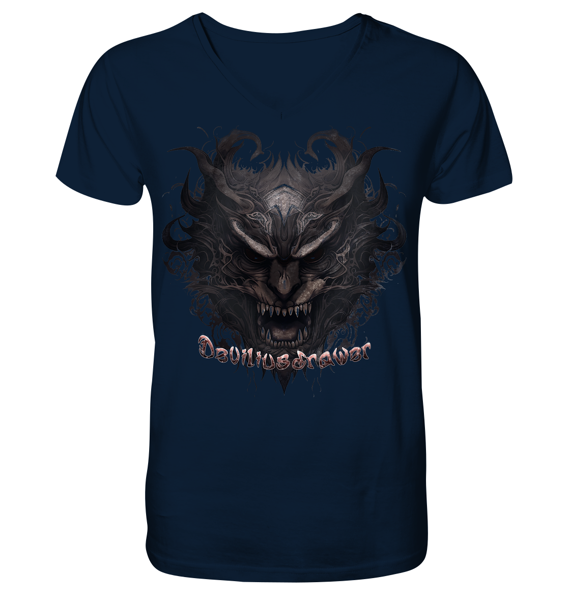 Deviliusdrawer Devils Demon - V-Neck Shirt