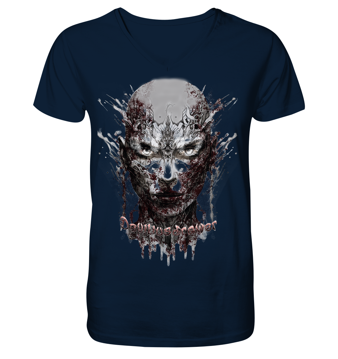 Deviliusdrawer Mechanic Girl - V-Neck Shirt