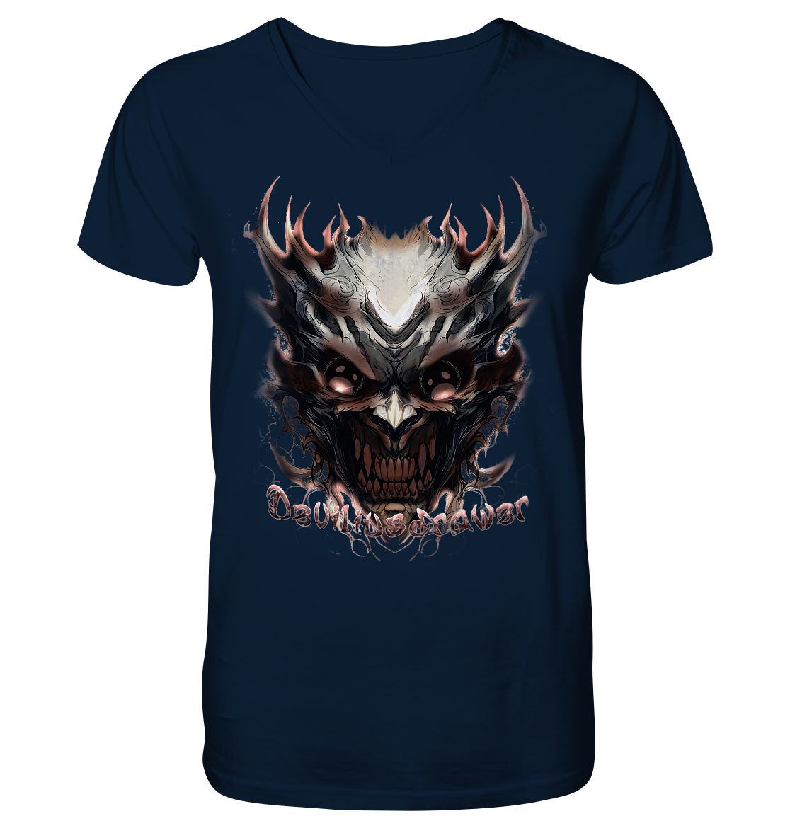 Deviliusdrawer Blood Demon - V-Neck Shirt