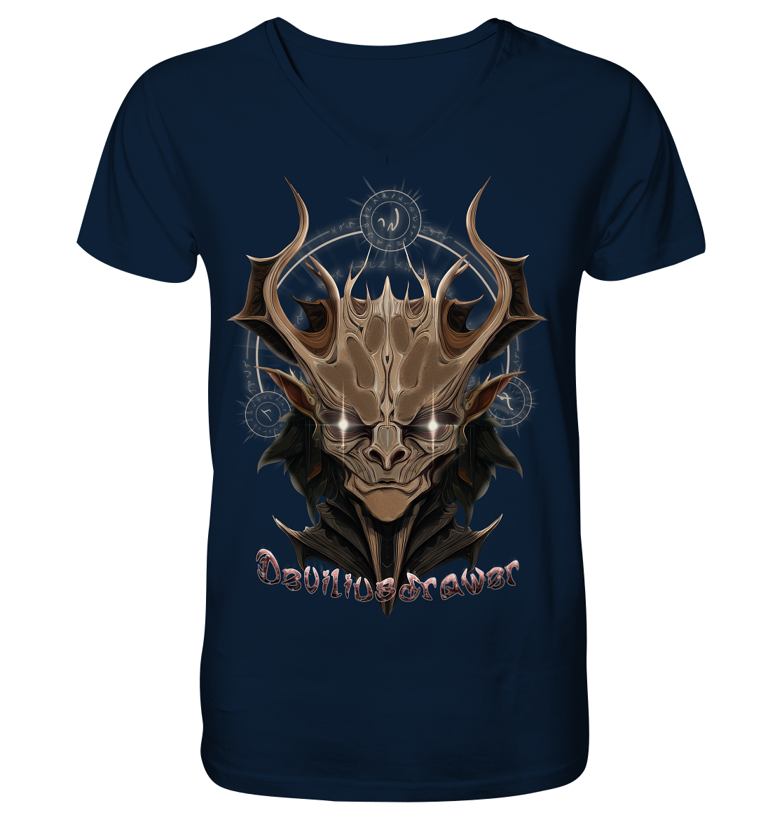 Deviliusdrawer Dark Magician Elf - V-Neck Shirt