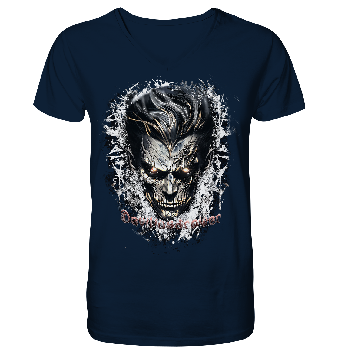 Deviliusdrawer Mechanic Men - V-Neck Shirt