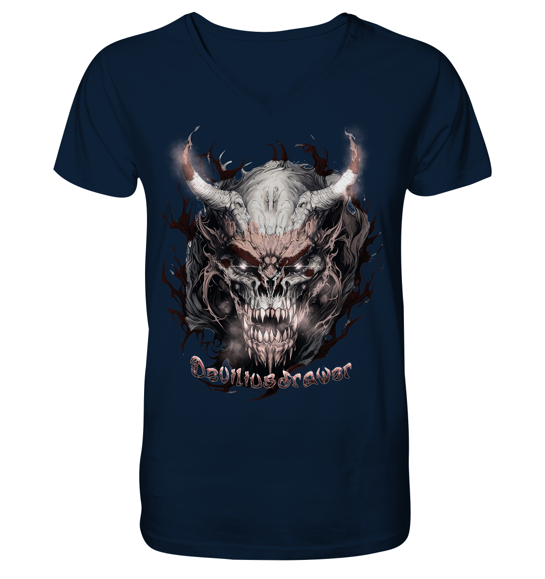 Deviliusdrawer Beast Demon - V-Neck Shirt