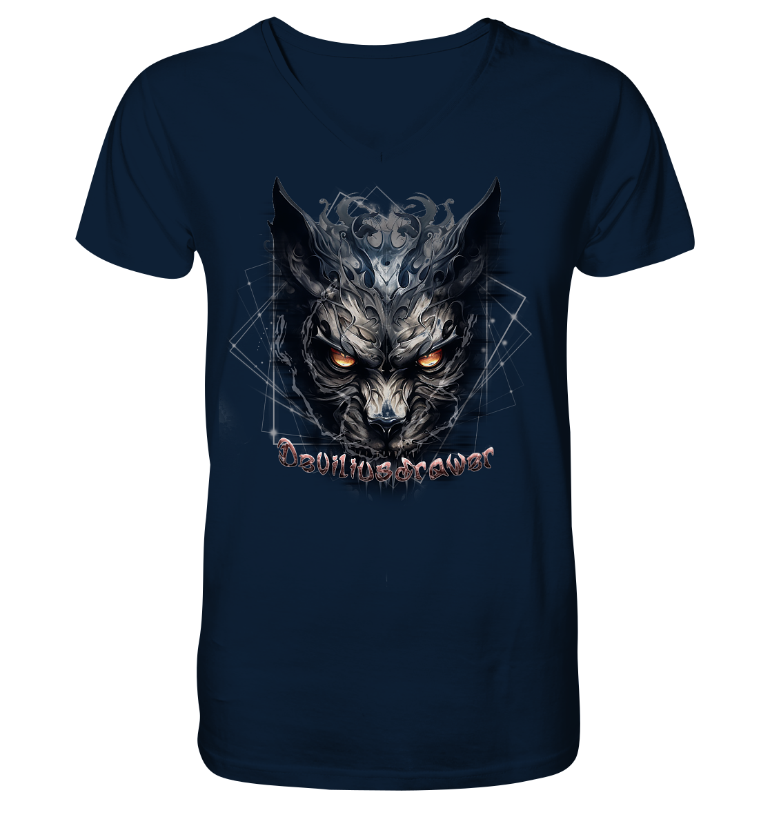 Deviliusdrawer Dark Wearwolf - V-Neck Shirt