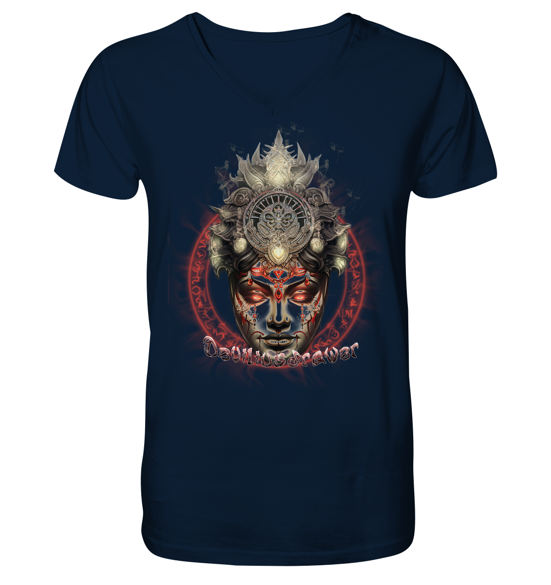 Deviliusdrawer Devils Godess - V-Neck Shirt