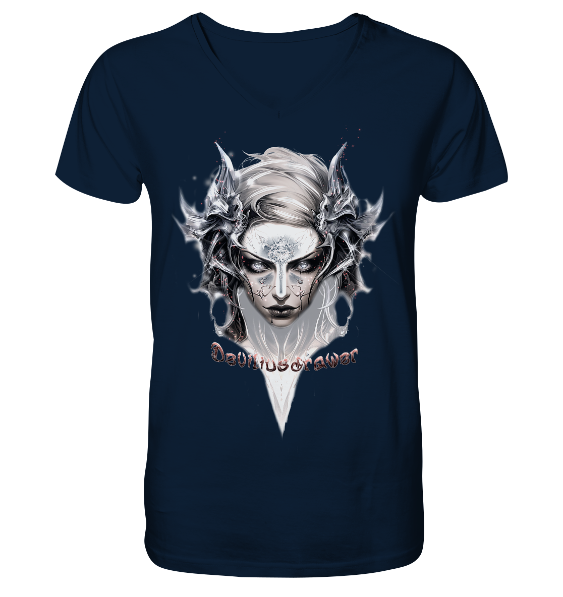 Deviliusdrawer Iron Elf - V-Neck Shirt