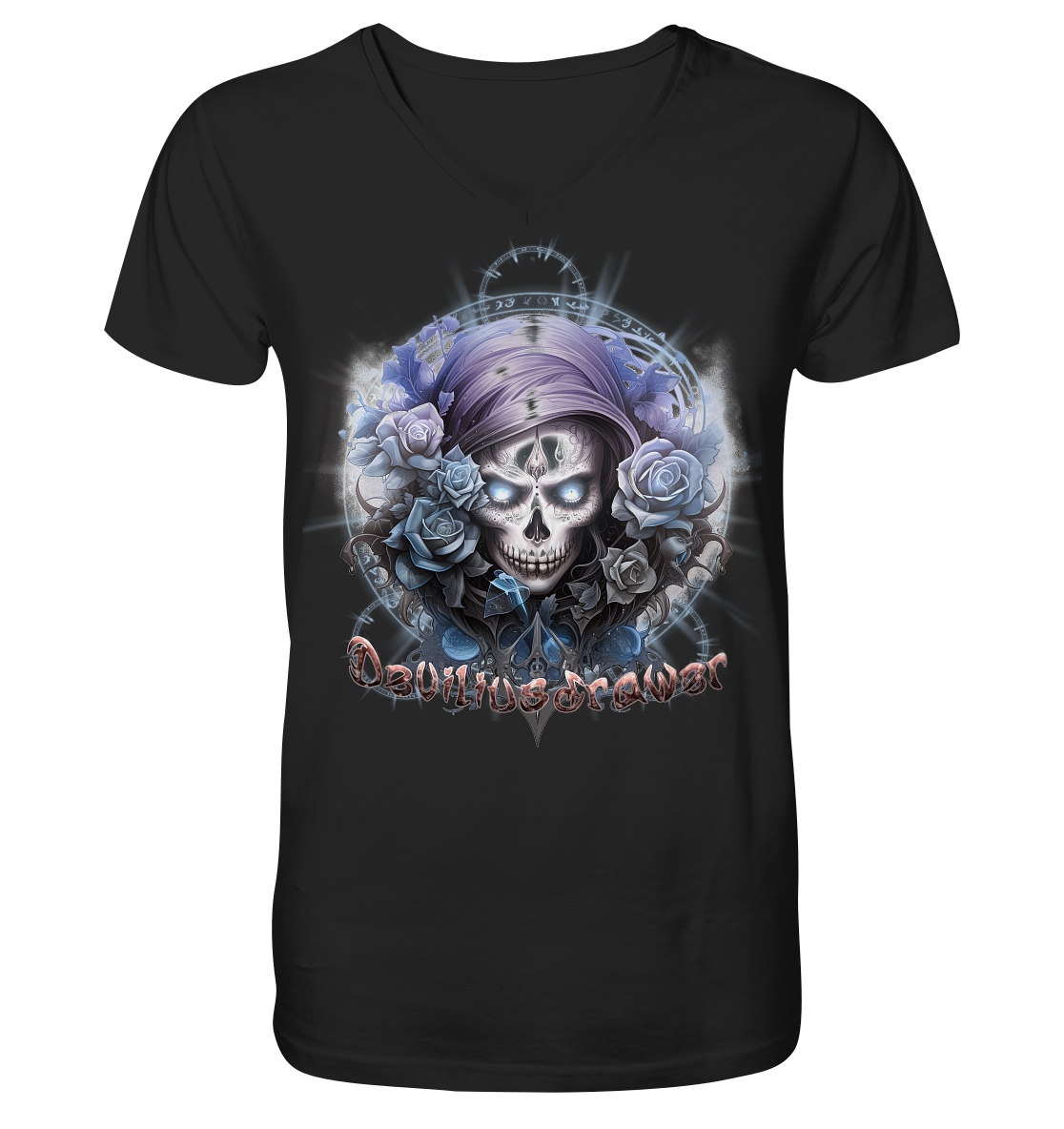 Deviliusdrawer Death Beauty - V-Neck Shirt