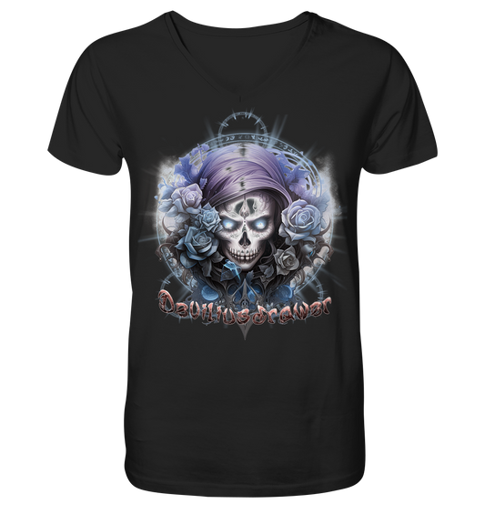 Deviliusdrawer Death Beauty - V-Neck Shirt