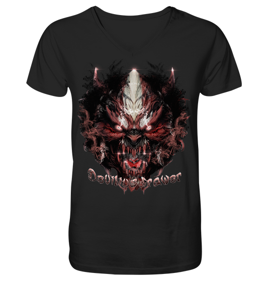 Deviliusdrawer Bloody Demon Vampire - V-Neck Shirt