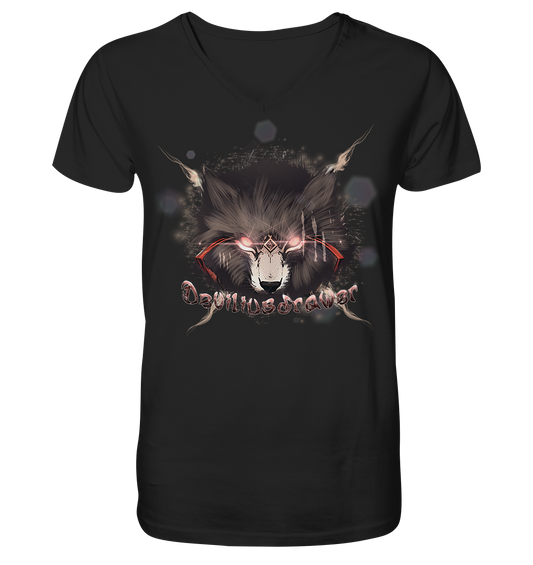 Deviliusdrawer Sparking Wolf - V-Neck Shirt