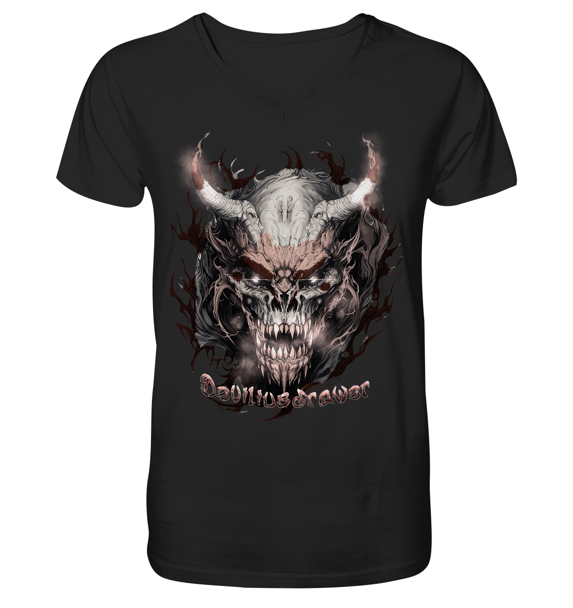 Deviliusdrawer Beast Demon - V-Neck Shirt