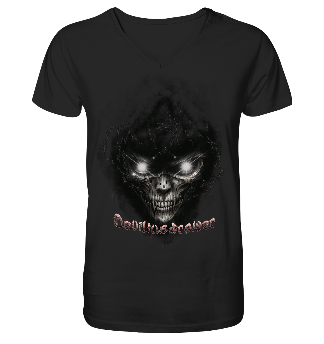 Deviliusdrawer Dark Death - V-Neck Shirt