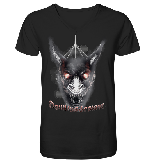 Deviliusdrawer Evil Donkey - V-Neck Shirt