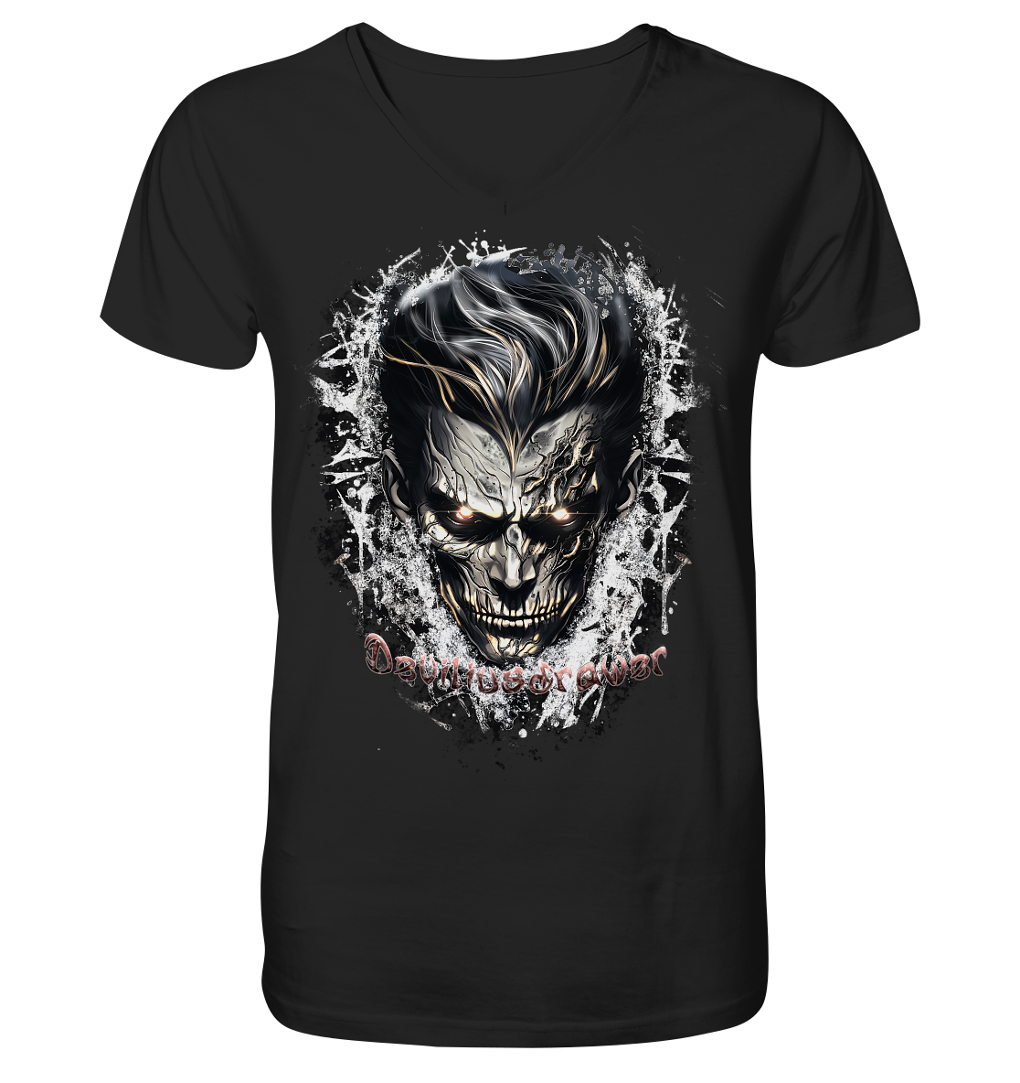 Deviliusdrawer Mechanic Men - V-Neck Shirt