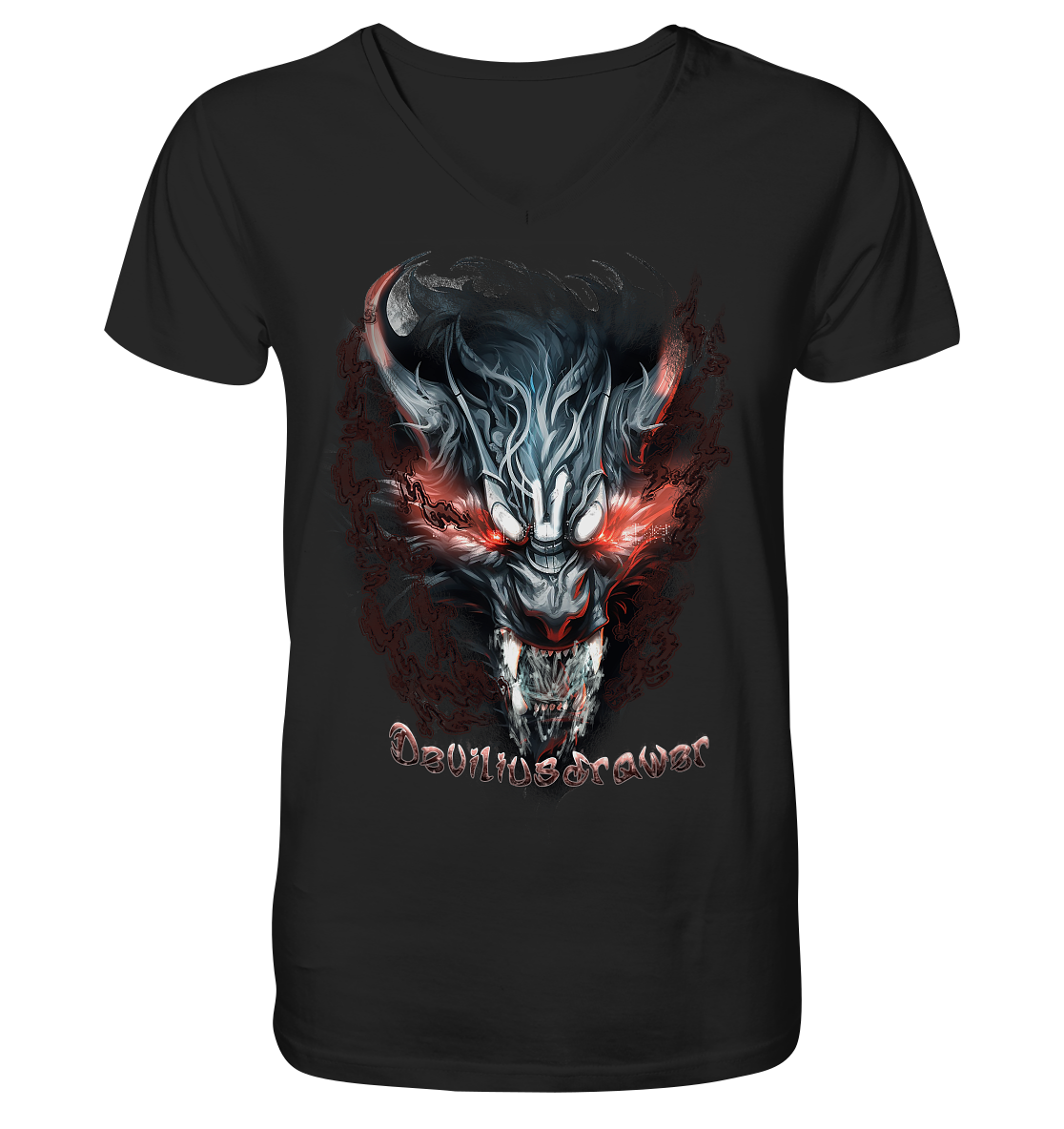 Deviliusdrawer Beast Wolf - V-Neck Shirt