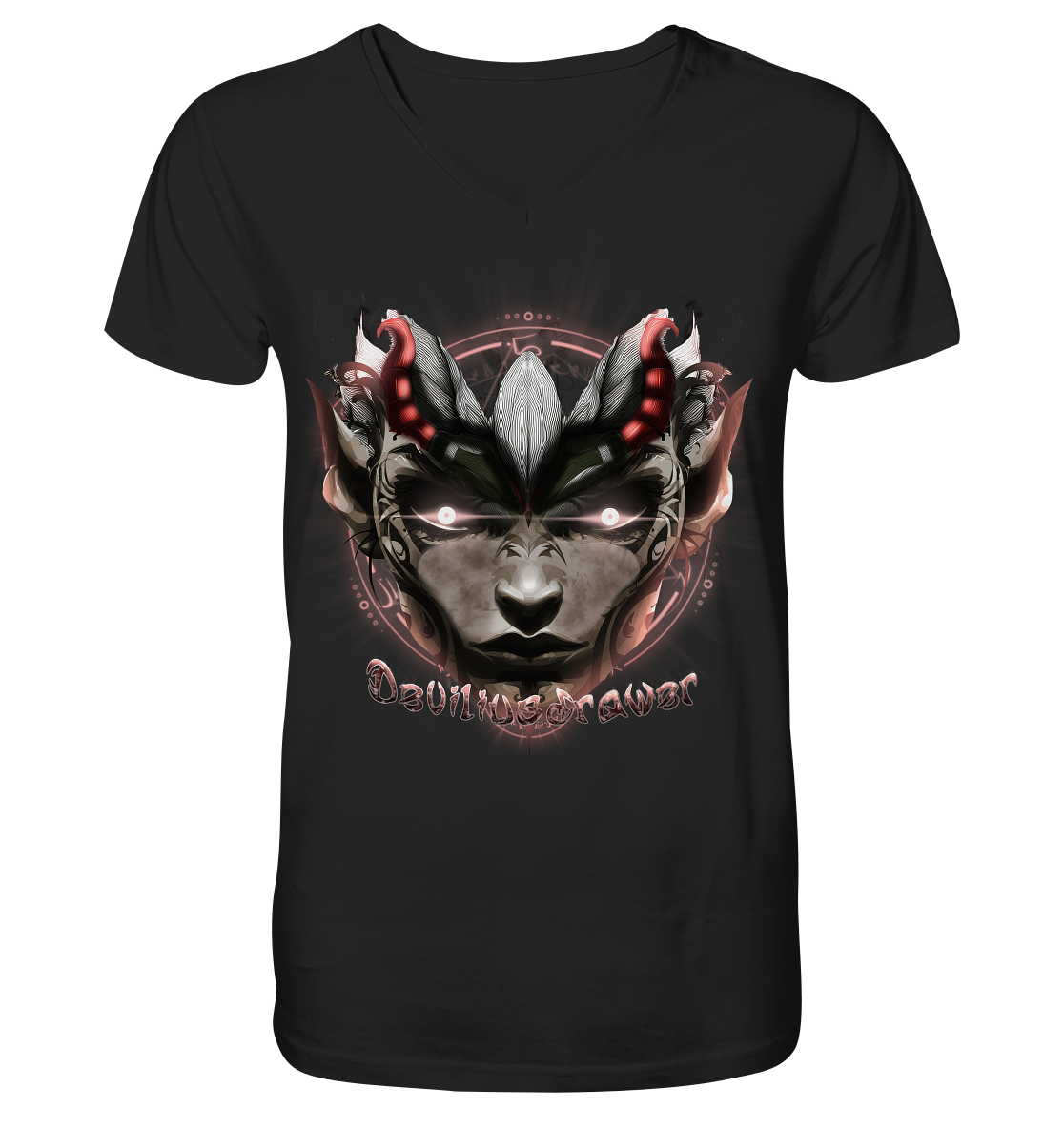 Deviliusdrawer Devils Elf - V-Neck Shirt
