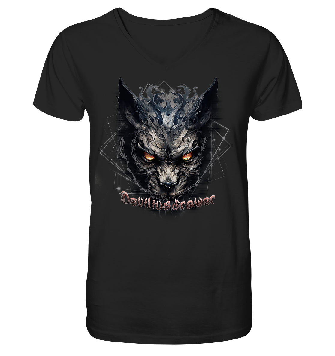 Deviliusdrawer Dark Wearwolf - V-Neck Shirt