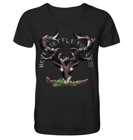 Deviliusdrawer Cruel Deer - V-Neck Shirt