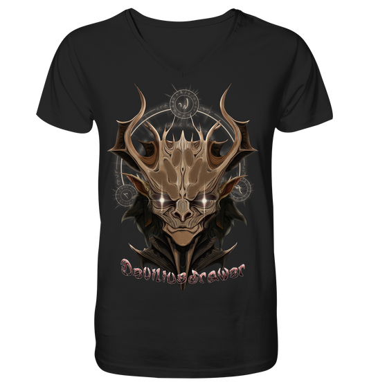 Deviliusdrawer Dark Magician Elf - V-Neck Shirt
