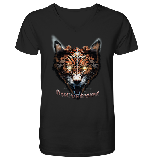 Deviliusdrawer Foxwolf - V-Neck Shirt