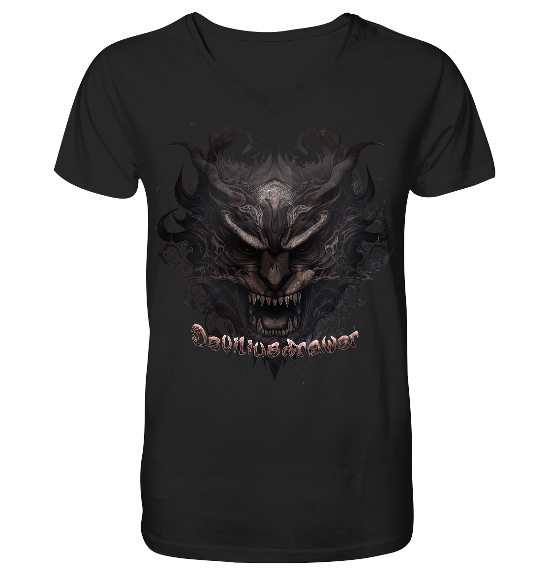 Deviliusdrawer Devils Demon - V-Neck Shirt