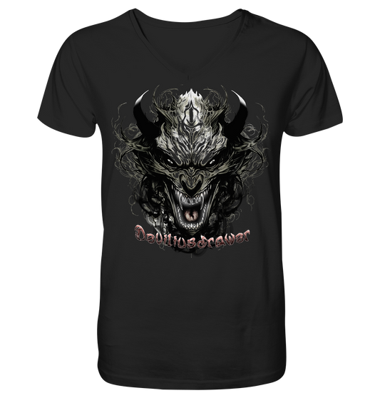 Deviliusdrawer Devil Vampire - V-Neck Shirt