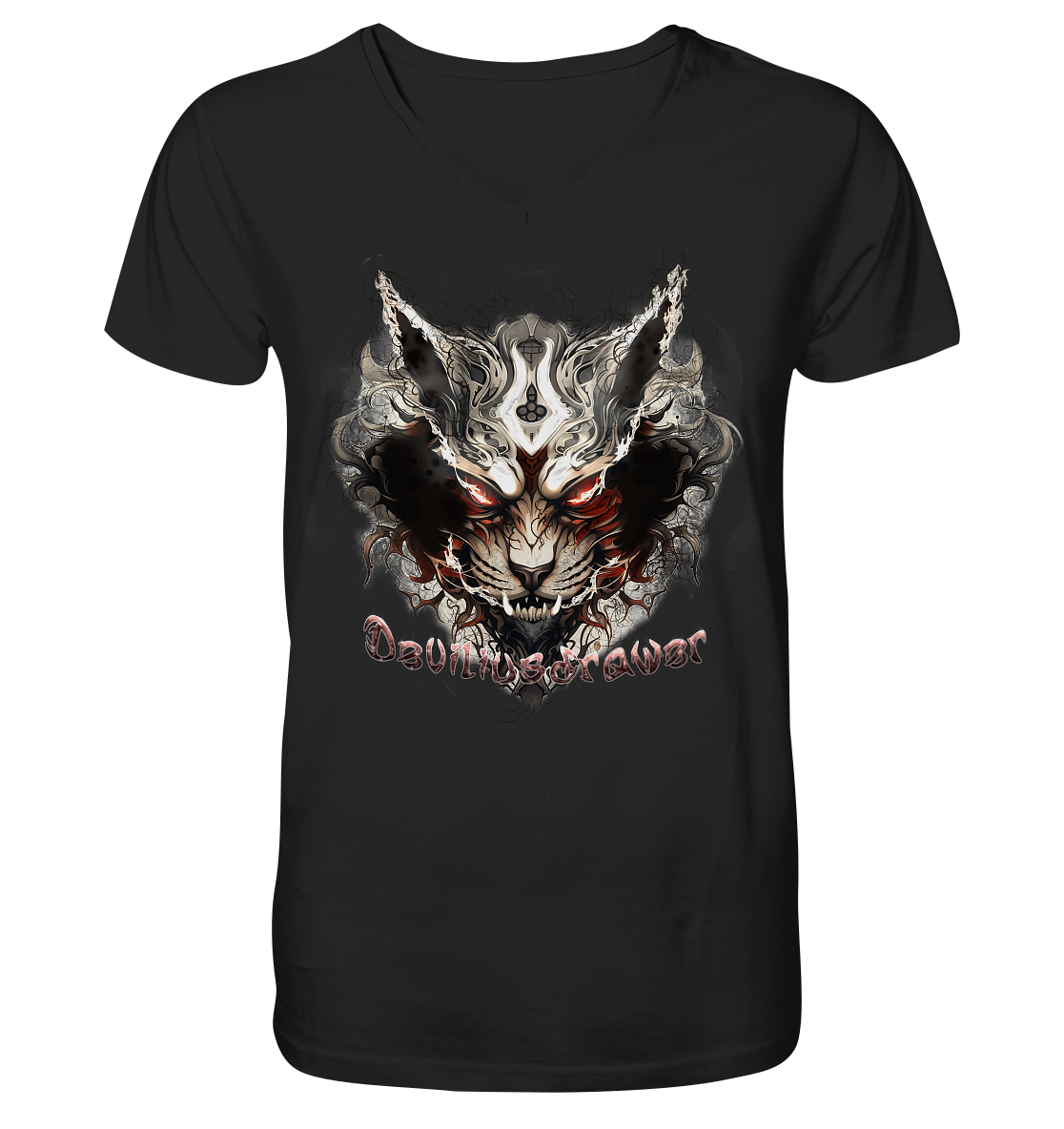 Deviliusdrawer Wild Hotcat  - V-Neck Shirt