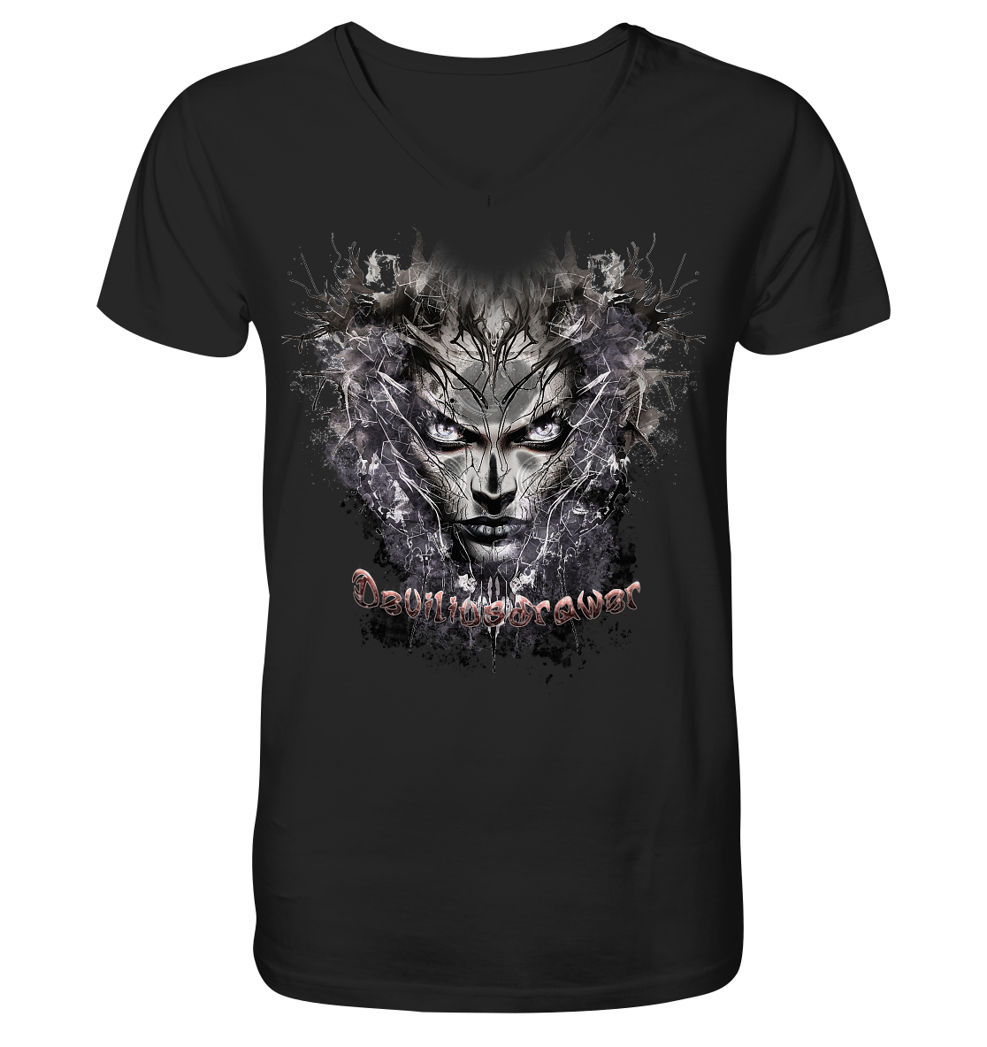 Deviliusdrawer Nature Druid - V-Neck Shirt