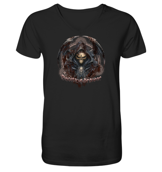 Deviliusdrawer Death Reaper - V-Neck Shirt