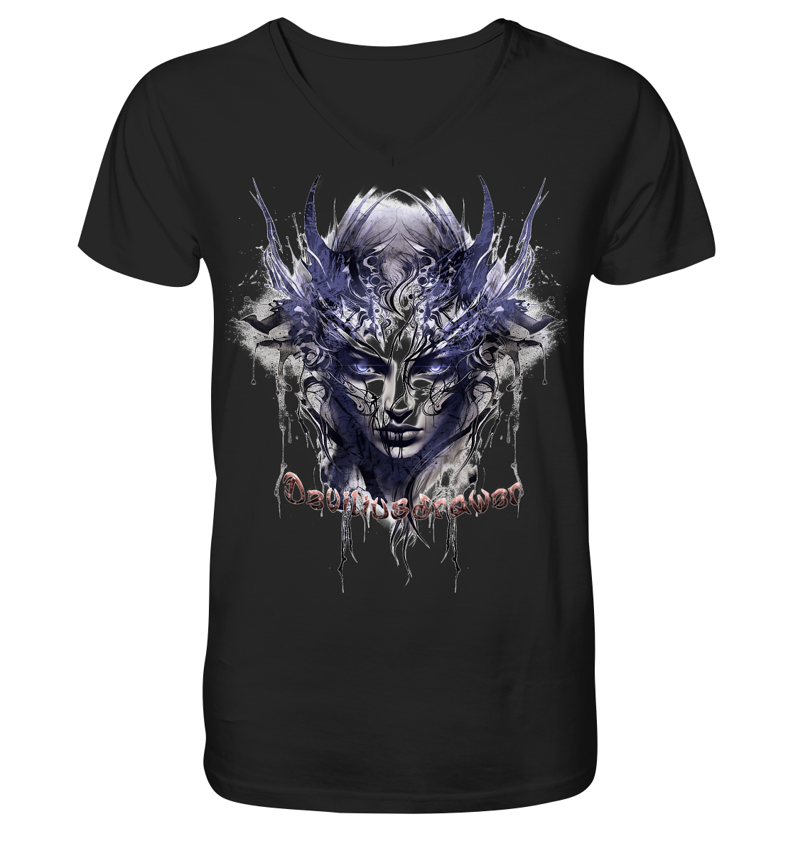 Deviliusdrawer Ice Elf - V-Neck Shirt