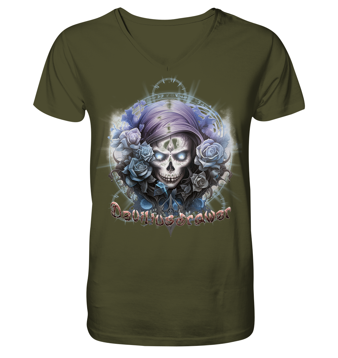 Deviliusdrawer Death Beauty - V-Neck Shirt