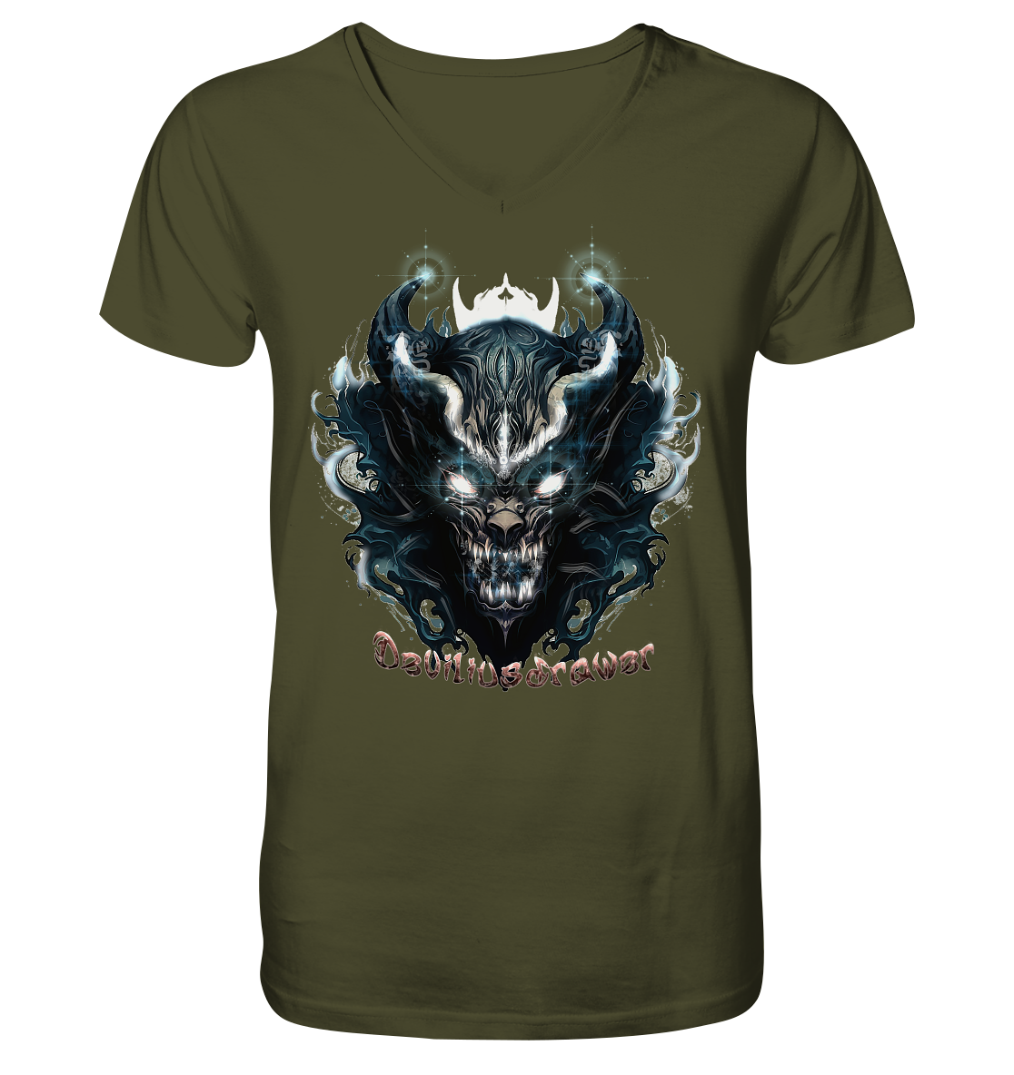 Deviliusdrawer Demonic Star - V-Neck Shirt