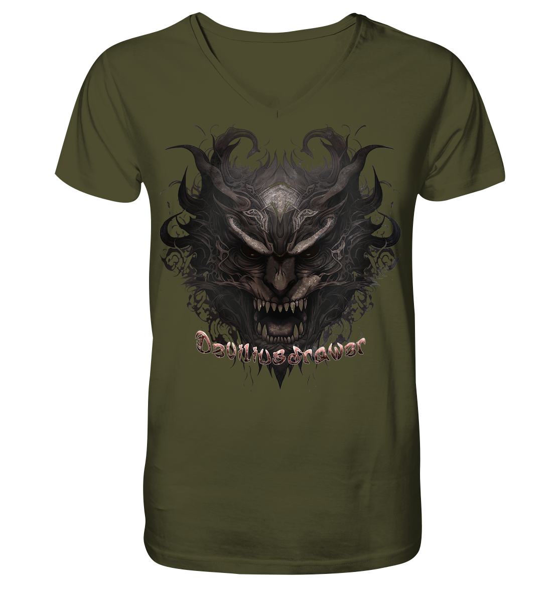 Deviliusdrawer Devils Demon - V-Neck Shirt