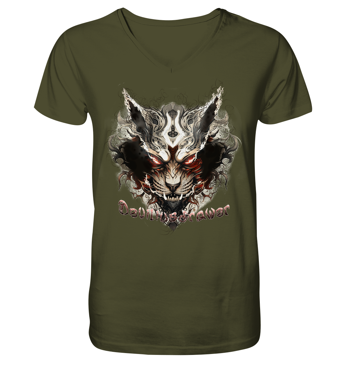 Deviliusdrawer Wild Hotcat  - V-Neck Shirt