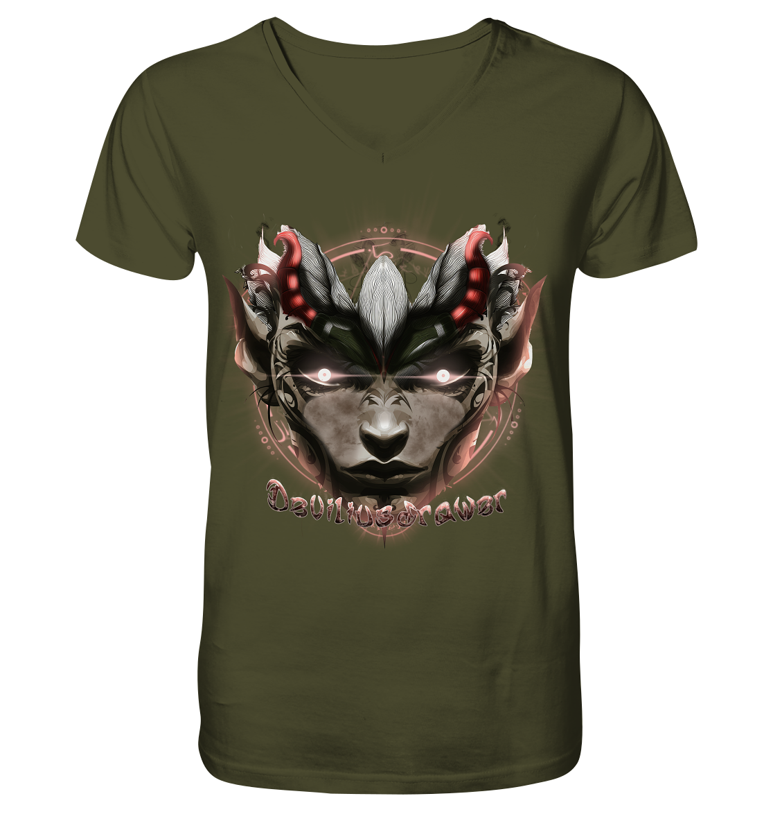 Deviliusdrawer Devils Elf - V-Neck Shirt