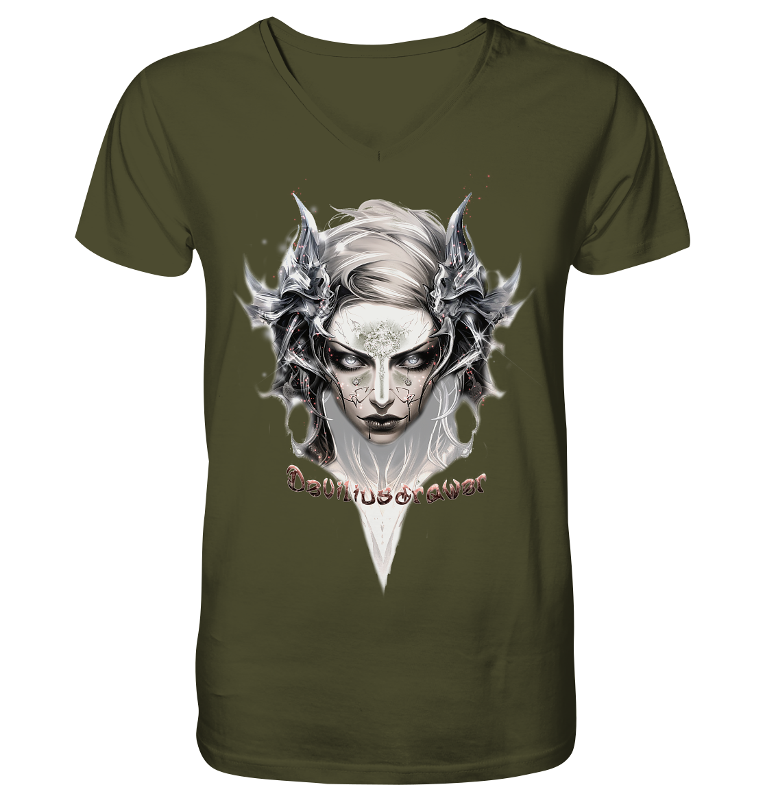 Deviliusdrawer Iron Elf - V-Neck Shirt