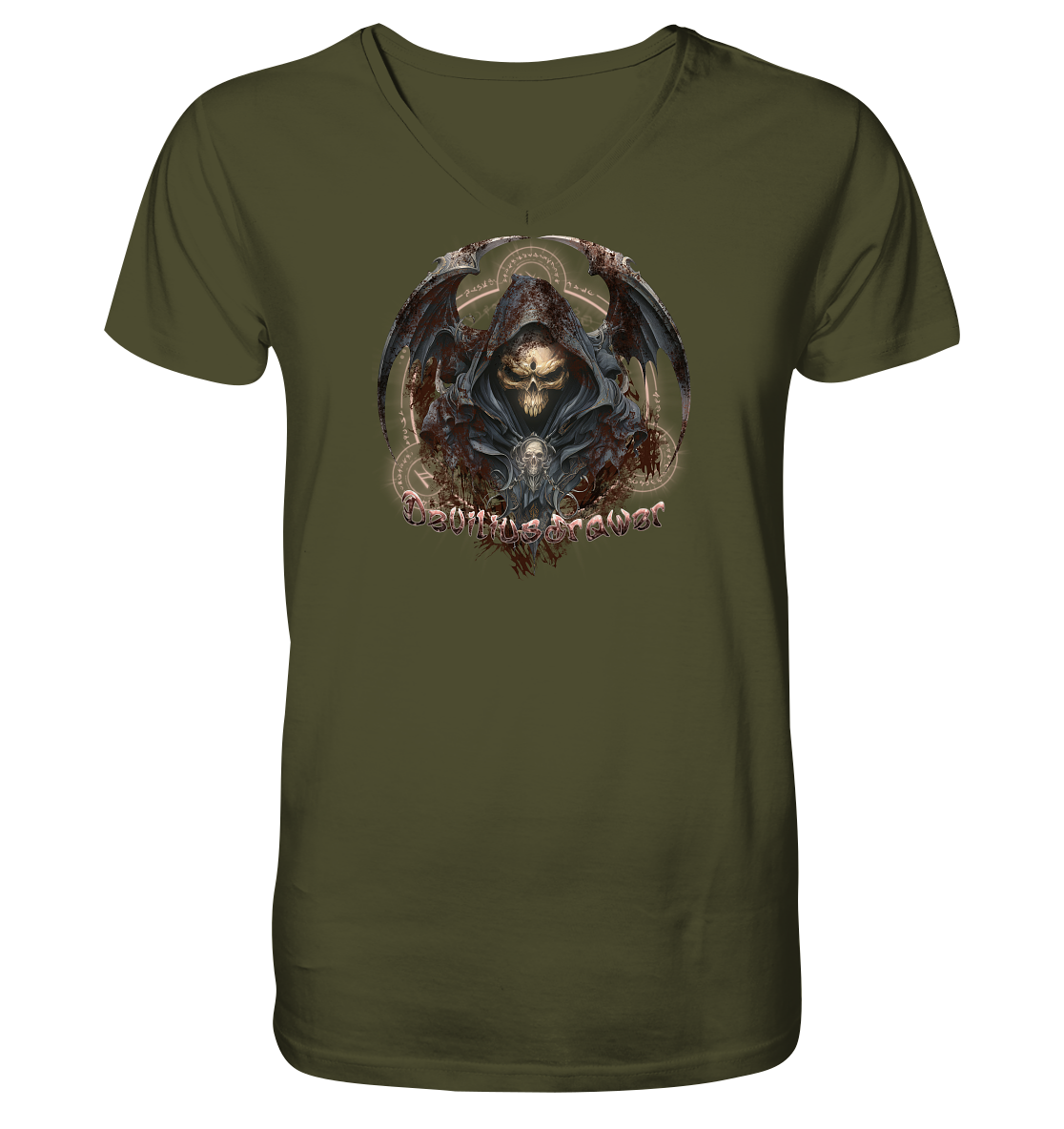 Deviliusdrawer Death Reaper - V-Neck Shirt