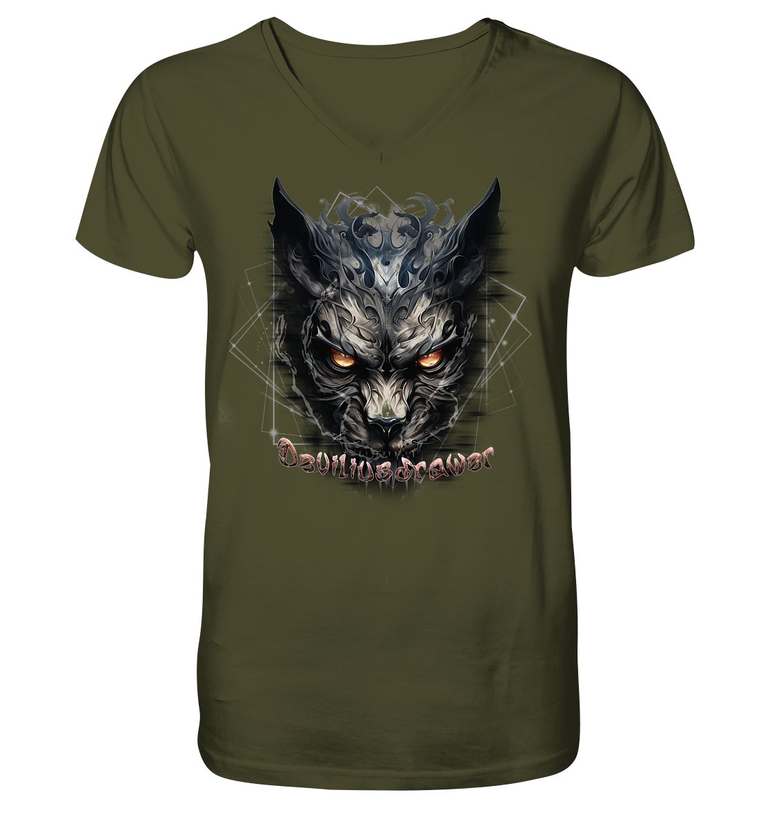 Deviliusdrawer Dark Wearwolf - V-Neck Shirt
