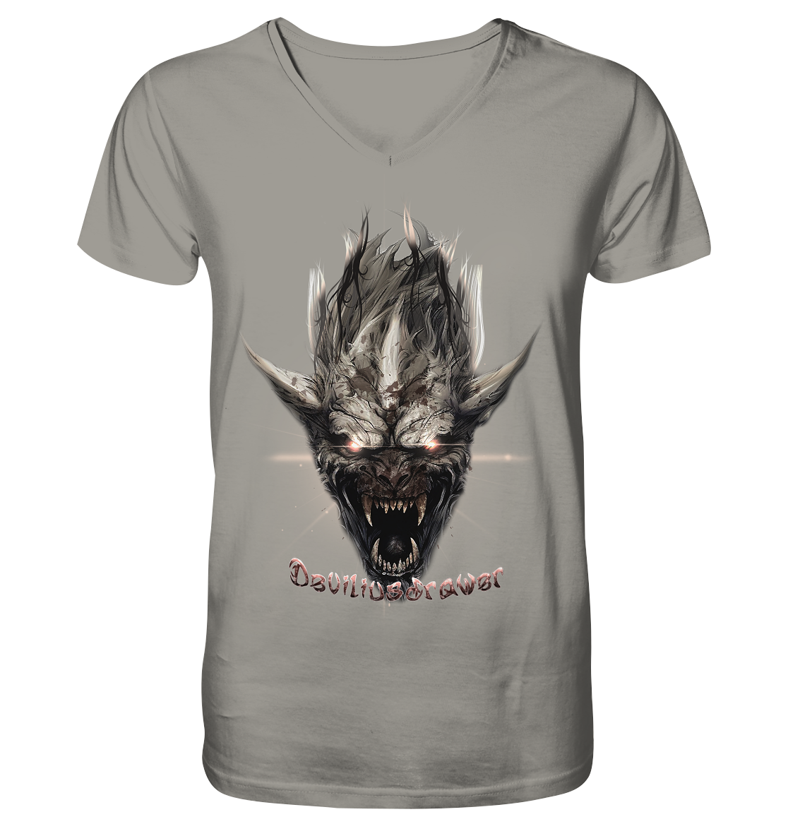 Deviliusdrawer Beast Wearwolf - V-Neck Shirt