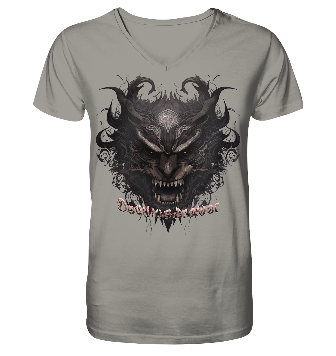 Deviliusdrawer Devils Demon - V-Neck Shirt