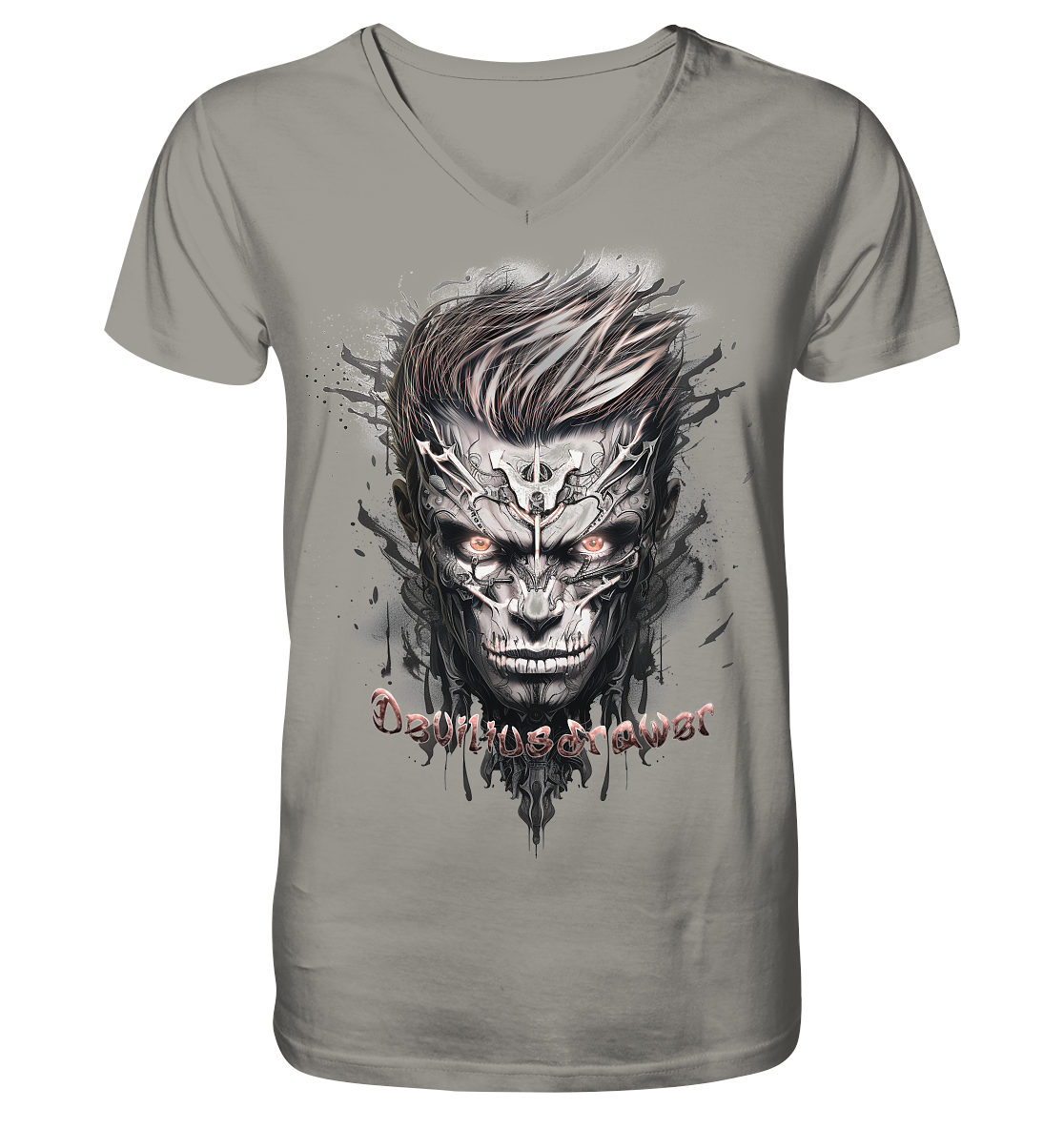 Deviliusdrawer Cyborg Men - V-Neck Shirt