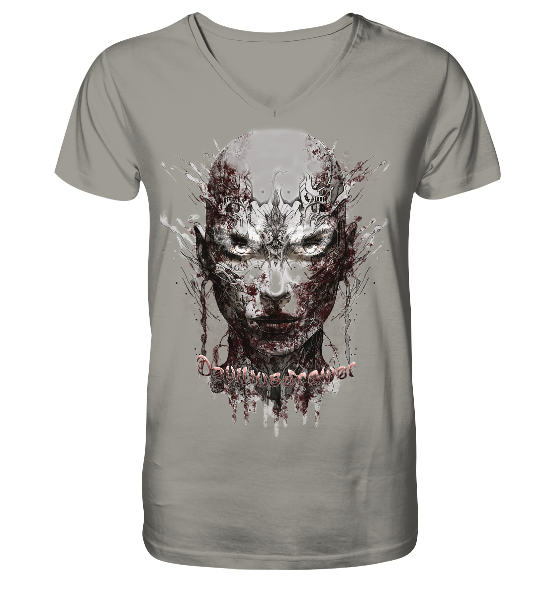 Deviliusdrawer Mechanic Girl - V-Neck Shirt