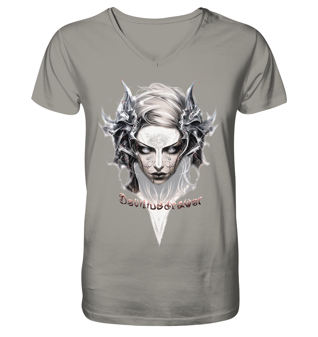 Deviliusdrawer Iron Elf - V-Neck Shirt